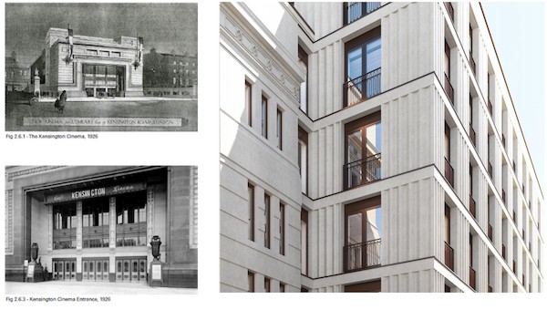 左图上、下皆为1926年建成时的图片，右图是在原有基础上的翻新