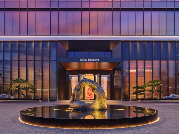 青岛美高梅华府酒店入口