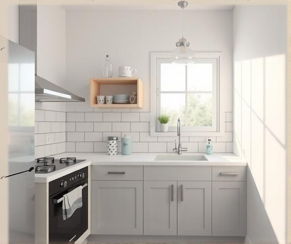 厨房死角装修效果图:厨房死角装修实例展示