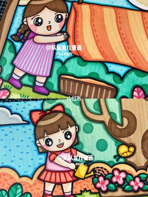 爱生活简笔画教程简笔画教程文化绘画简笔画爱劳动的小朋友是怎么画的