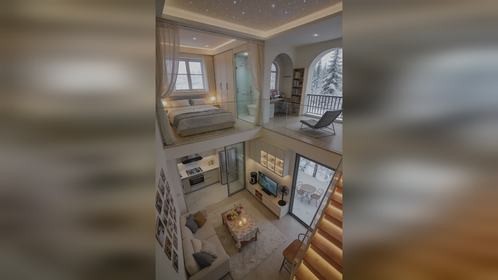 想看看你们的小复式loft！