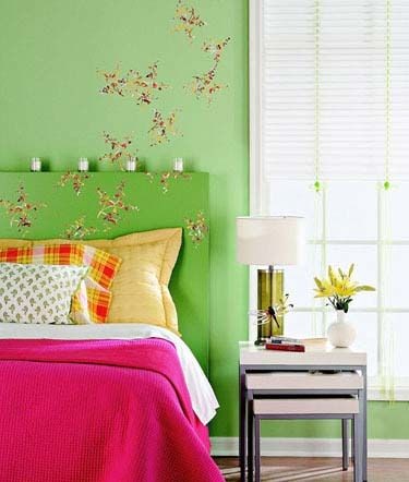 DIY旧物新生 百变装饰让背景墙换新颜