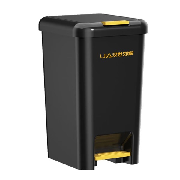 汉世刘家垃圾桶家用2025新款厕所卫生间带盖厨房客厅脚踩大号大容量双开盖 【卡比巴拉】超大号30L【手按+脚踏】
