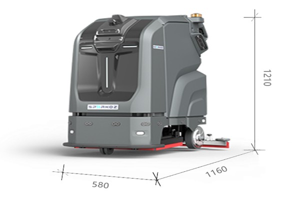 地下停车场清洁机器人