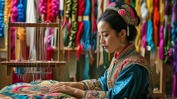 民间刺绣——传统手工艺的文化瑰宝-手工制作-教程与素材社区-探索手工艺术！