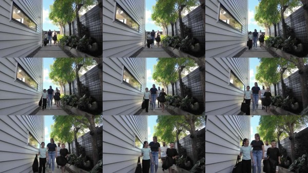 快乐的毛利家庭带着行李回家，旅行后的生活方式。