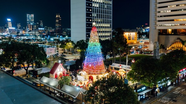 圣诞装饰和圣诞树