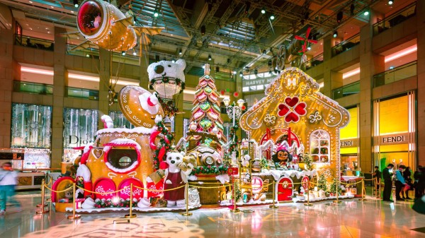 香港商场圣诞装置
