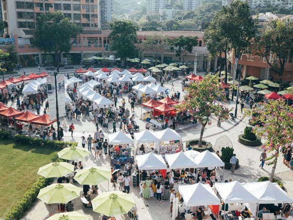 愉景湾圣诞市集的特色摊位