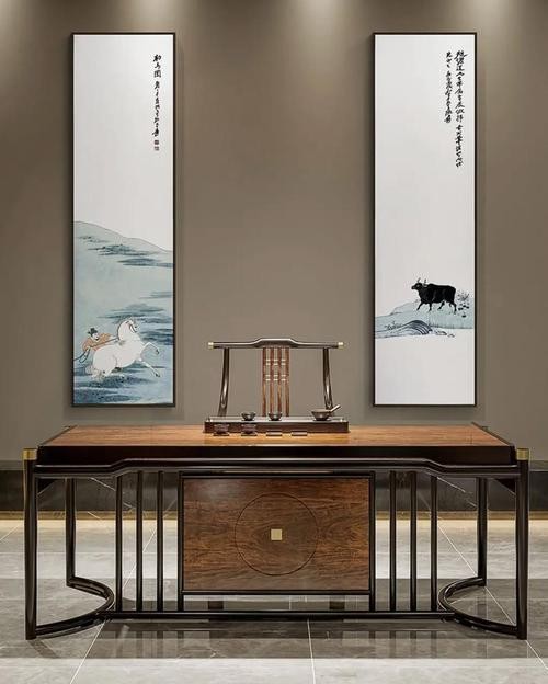 适合书房的现代挂画图片