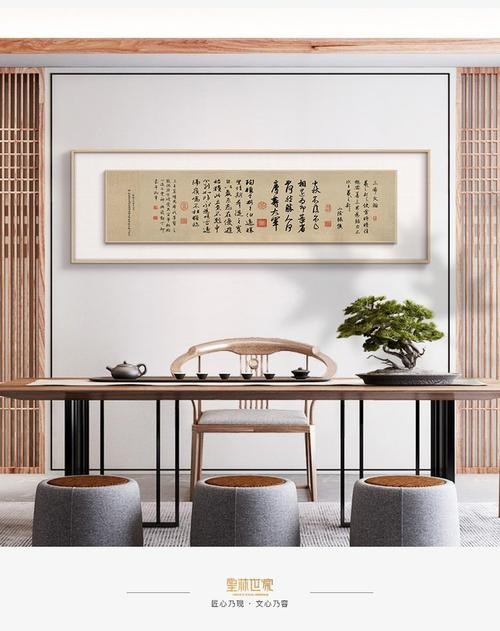 适合书房的现代挂画图片