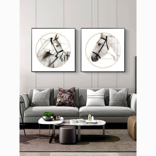 适合书房的现代挂画图片