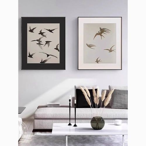 适合书房的现代挂画图片