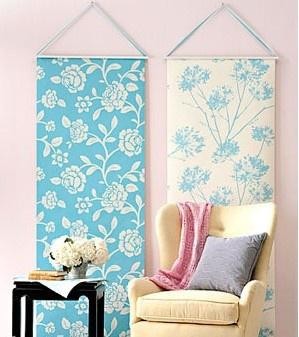 废物利用DIY壁纸的创意家居图片手工教程 第7张