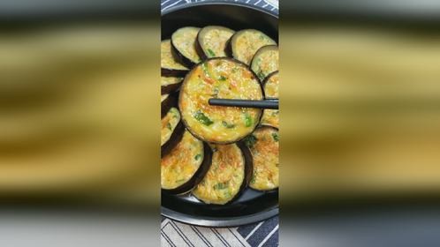 孩子爱吃的茄子饼很好做