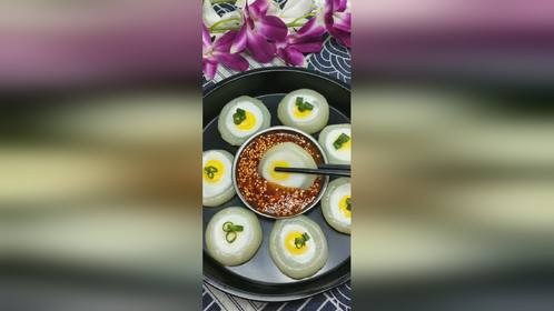 土豆窝头蒸鹌鹑蛋