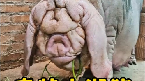 太湖猪的长相实在奇特