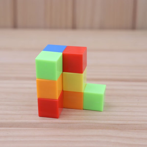 fgacct 小学生磁性正方体教具数学用品正方块认识立体几何图形模型