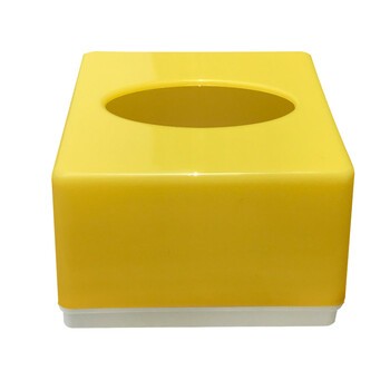 饭店餐厅正方形抽纸盒小号塑料家用餐巾纸盒子纸巾盒8