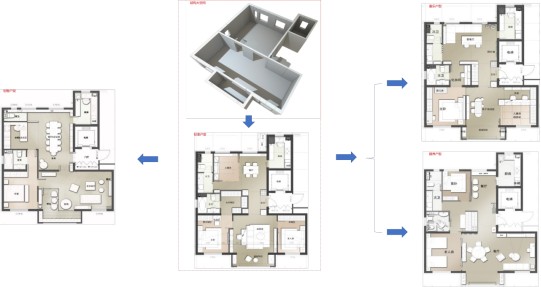 图 结构大空间与可变空间设计
