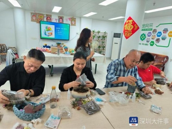 梅林街道多元活动绘就活力画卷 居民动手DIY生活小幸福