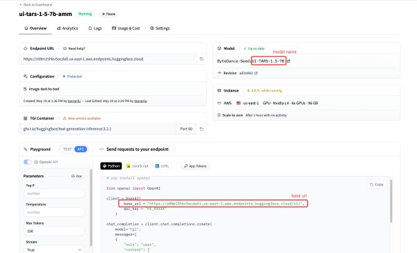基础URL配置界面