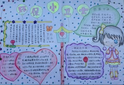 用a3纸画的环保手抄报 简单的环保手抄报