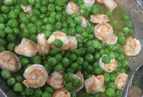 甜豌豆虾仁（中餐厅2五阿哥那个）
