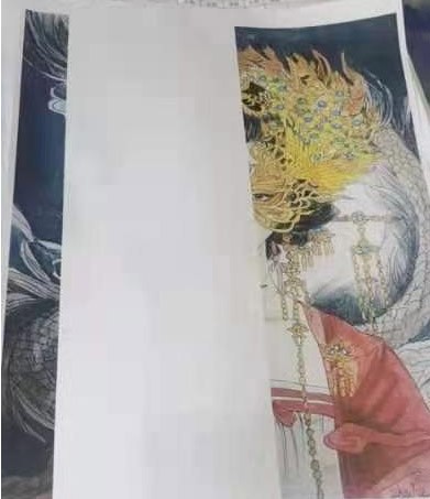 打印文字正常，打印图片出现中间空白缺失的解决方法