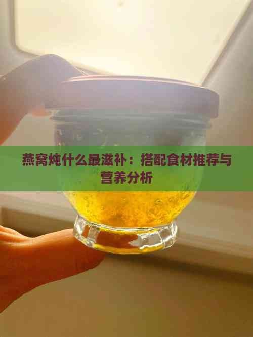 燕窝炖什么最滋补：搭配食材推荐与营养分析