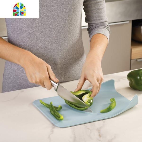 日式创意站立分类切菜板家用塑料水果案板折叠易辅菜板