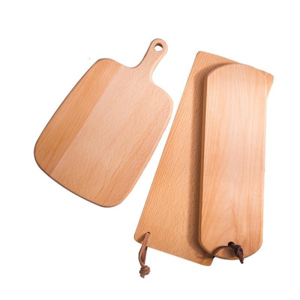 榉木实木砧板面包板不规则水果板托盘厨房纳丽雅烘菜板