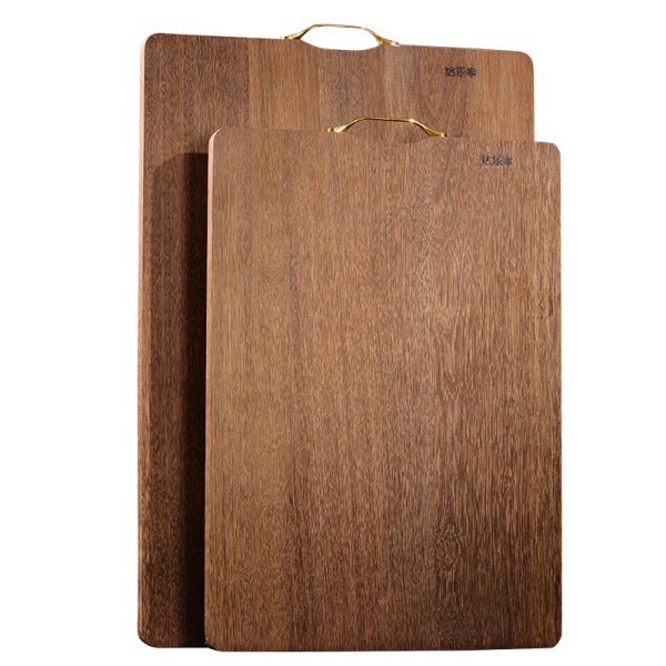 家用防霉加厚切菜板实木板子铁木原木厨房案板钻板菜板