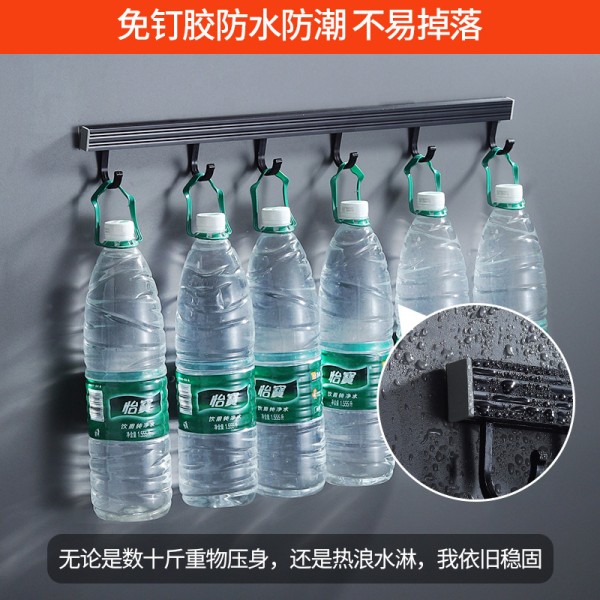 挂钩墙壁挂ciaa衣架衣服帽厕所房太空铝排钩挂物钩