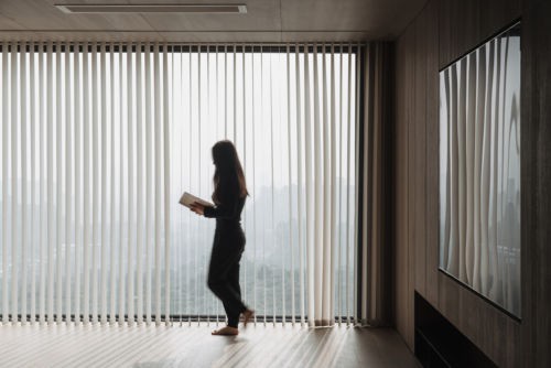 四居现代简约163㎡客厅装饰装修效果图