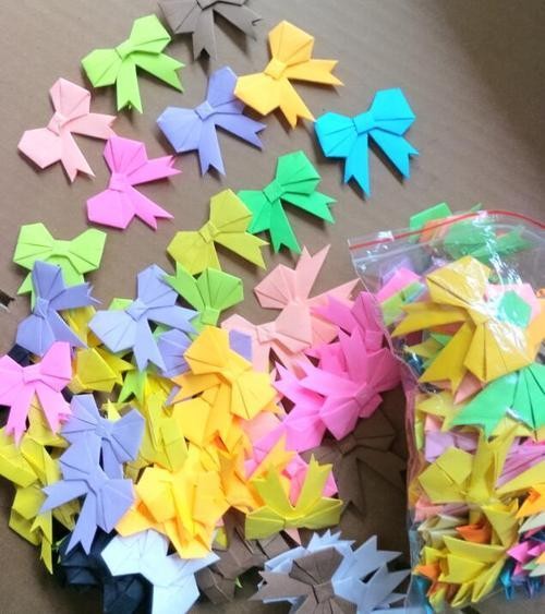 手工折纸小星星成品幸运星许愿星折纸成品夜光吸管星星千纸鹤爱心玻璃