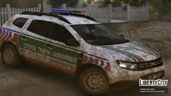 2023年达契亚达斯特高速公路交通宪兵 / GTA 5