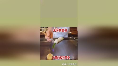 米其林做法，味蕾的极致享受