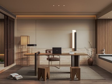 现代风格书房：简约与雅致的完美融合