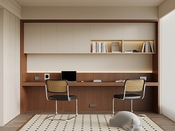 现代简约风书房，打造高效舒适学习空间