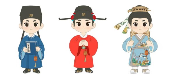 “八闽书房”IP形象三大场景服饰