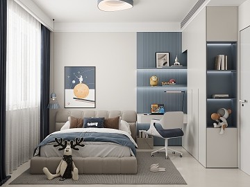 现代简约风格儿童房设计
