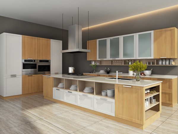 带岛台橱柜效果图