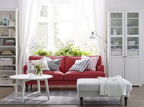 宜家红色好物：迎新年居家布置灵感大全之客厅篇
