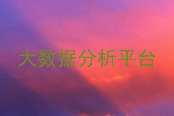 大数据分析平台