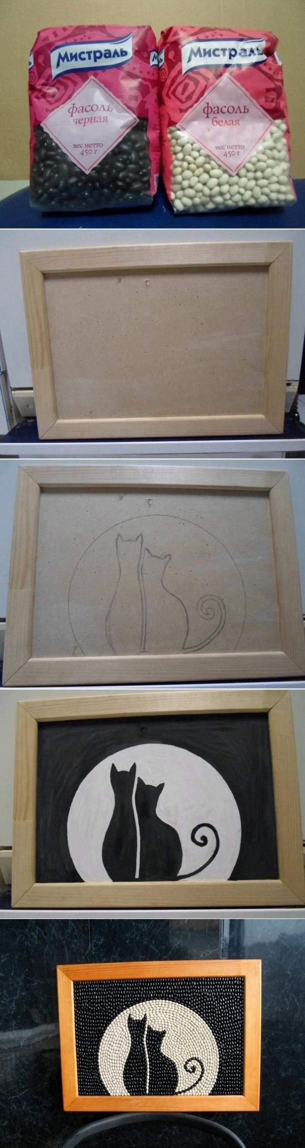 这款旧物改造的手工画作品看见最后的成品还是相当震撼的噢