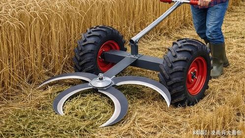 果然是农村人才辈出，老农民将镰刀，硬核改造成了高效除草机！