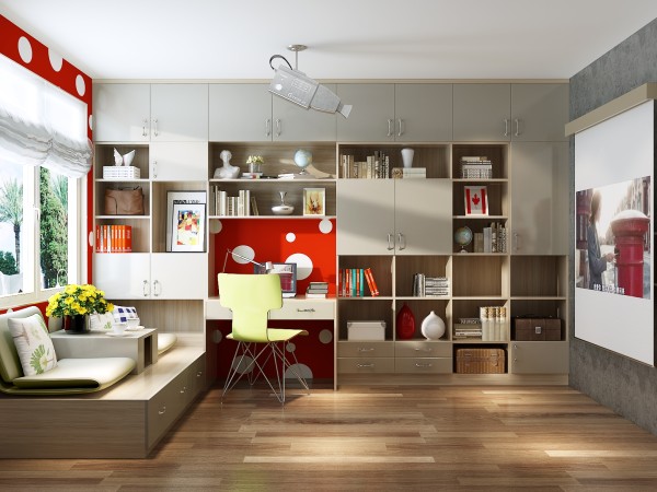 书房影音室一体化设计