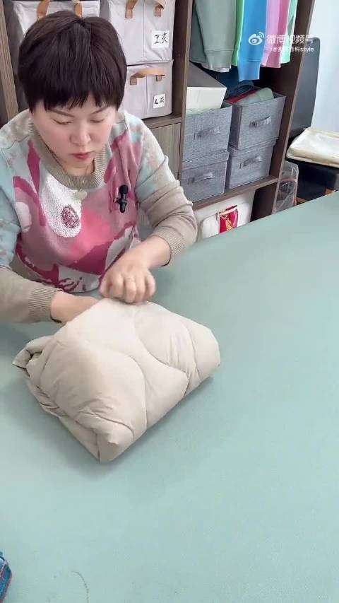 文旅分享衣物折叠收纳技巧