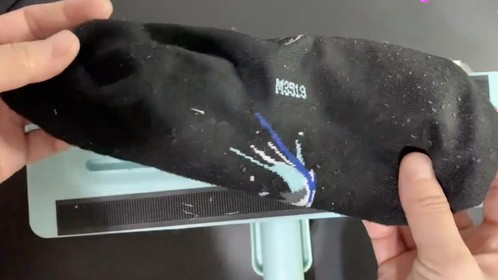 没想到把袜子套在这东西上，还有这个妙用，太棒了